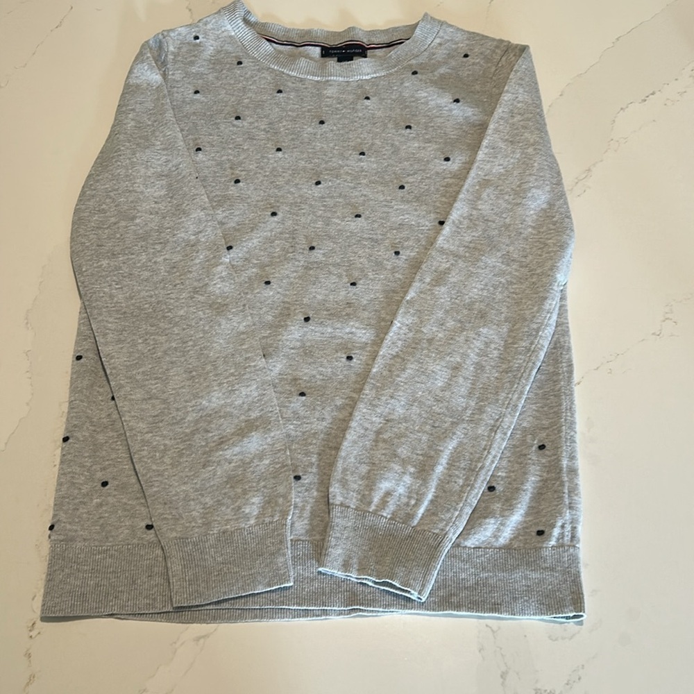 Tommy Hilfiger Bundle Size Small Blue/White Striped Tank Top and polka dot knit - Picture 6 of 10